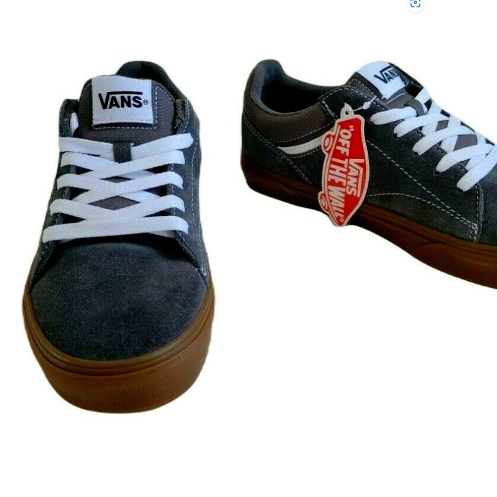 Vans Seldon Gray Suede Shoes Men's Size 7.5